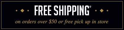 Free Shipping on orders of 50$ or more